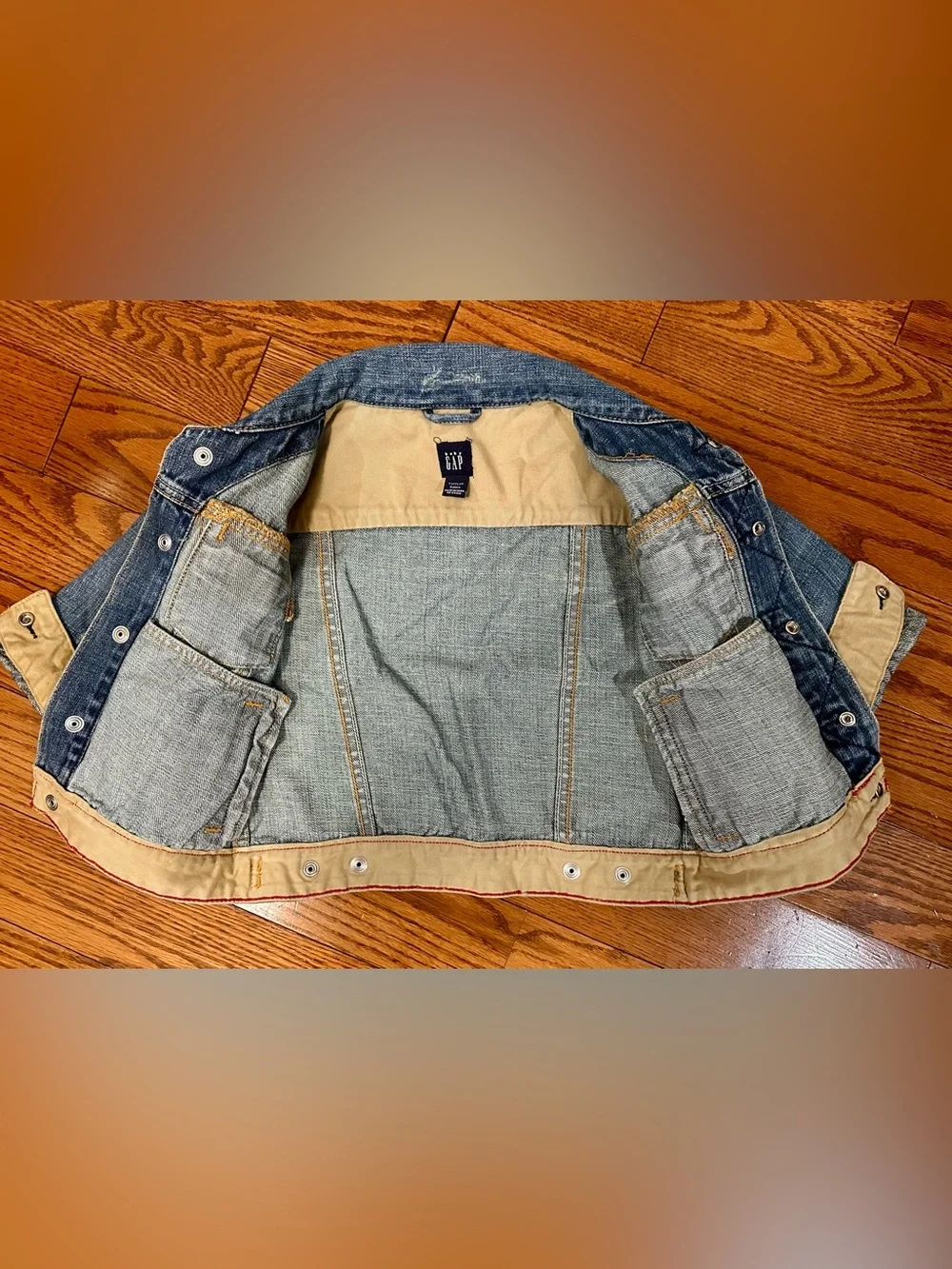 GAP Kids Blue Denim Jacket with Patch